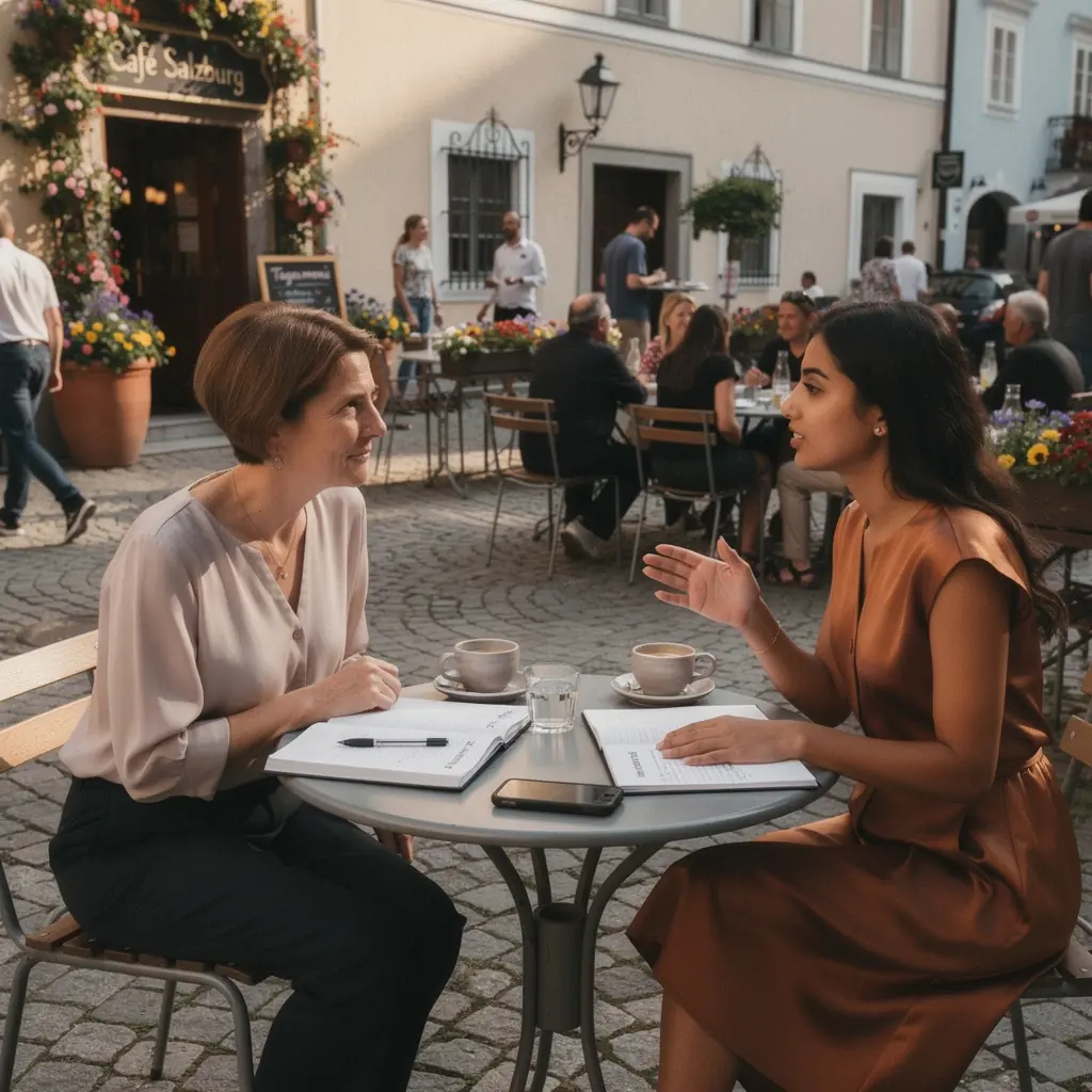 Ein Gruppenfoto von Fachleuten, die an einem Online-Kurs für Führungskompetenzen teilnehmen.