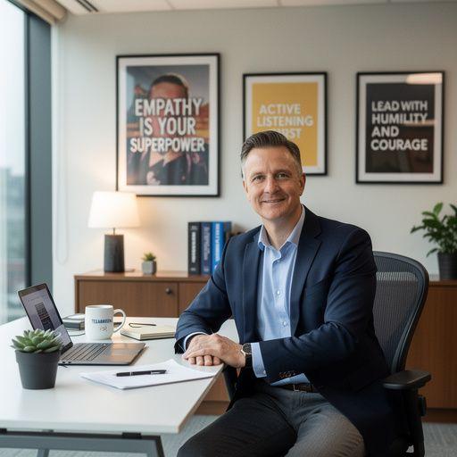 Ein Bild von Notizen und einem Laptop, die für einen Online-Kurs zur Soft Skills Verbesserung vorbereitet sind.